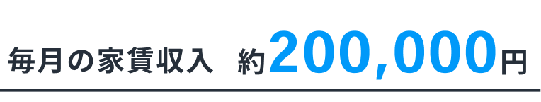 毎月の家賃収入 約285,000円