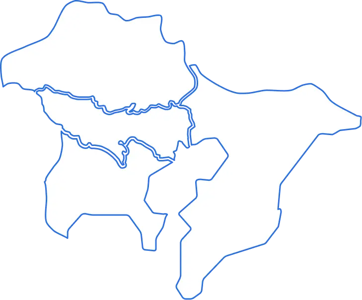 関東対応エリア地図