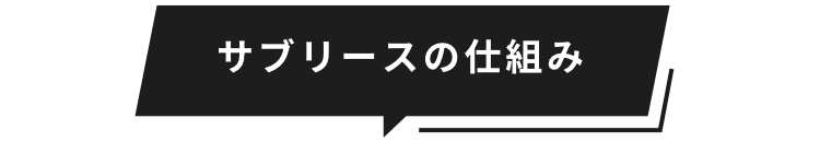 サブリースの仕組み